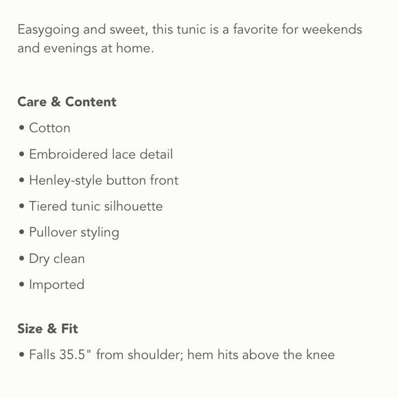 Anthropologie Carrie tiered tunic dress - Picture 3 of 5